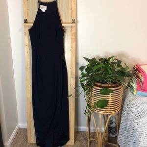 Marceau High-Low Crepe Dress